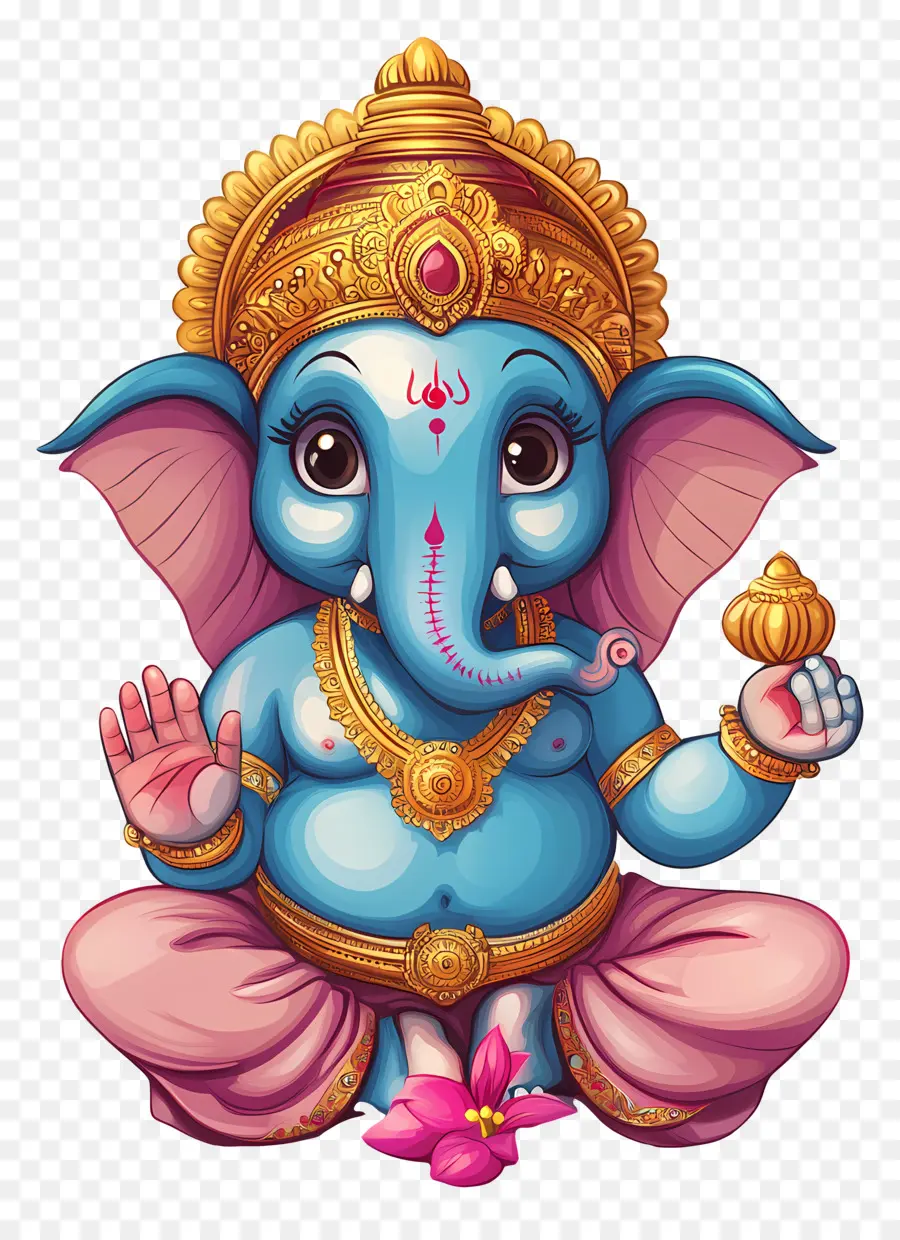 Ganesha，Ganesha Fofo PNG