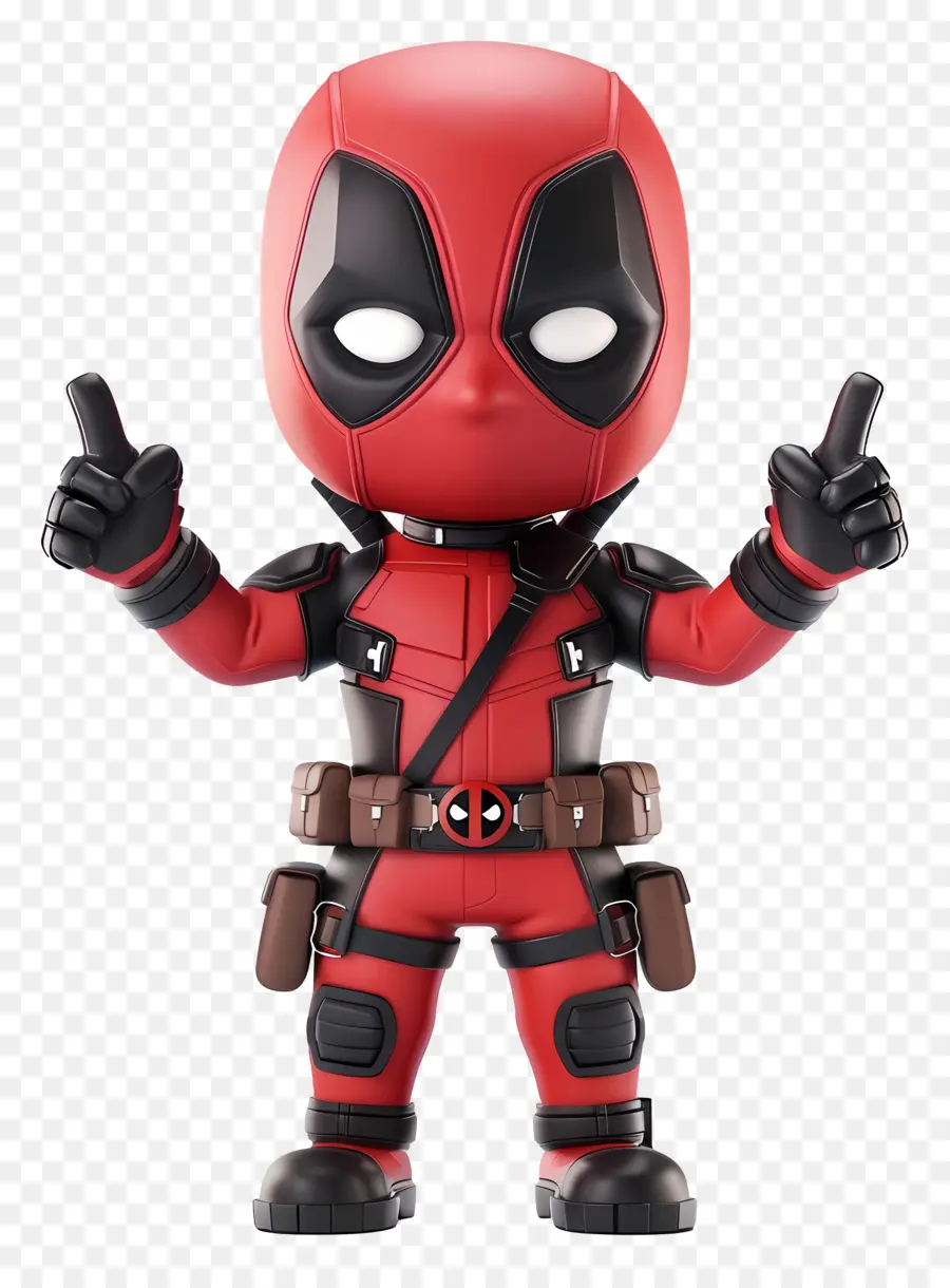 Deadpool Animado，Personagem De Desenho Animado Vermelho PNG