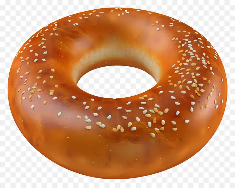 Pão Bagel，Pretzels PNG