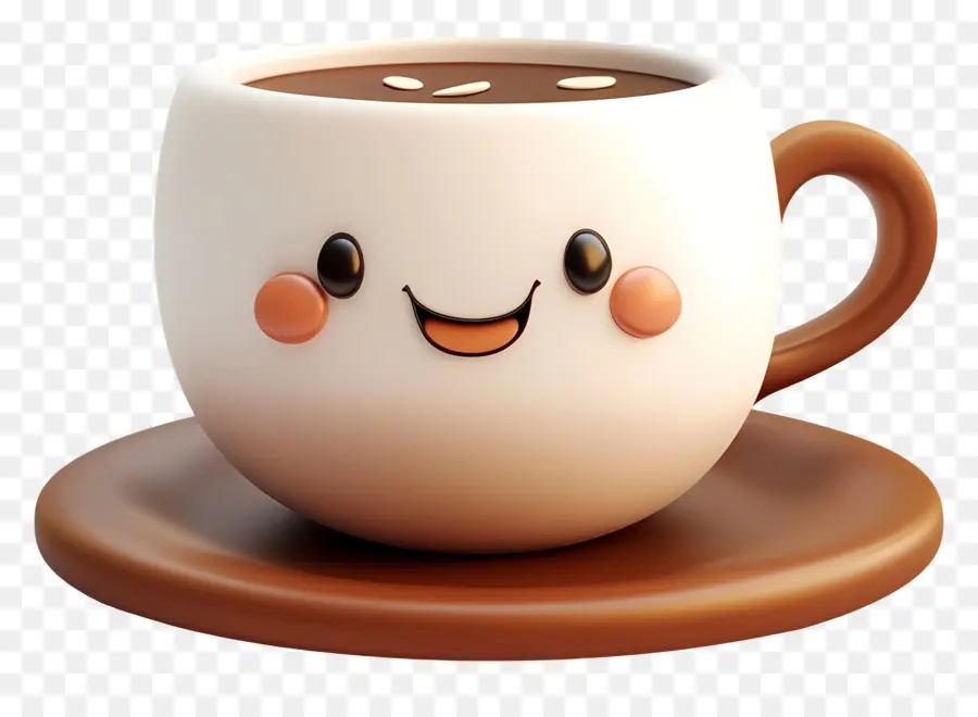 Café Quente，Copa Sorridente PNG