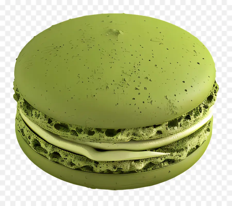 Macaron Matchá，Macaron Verde PNG