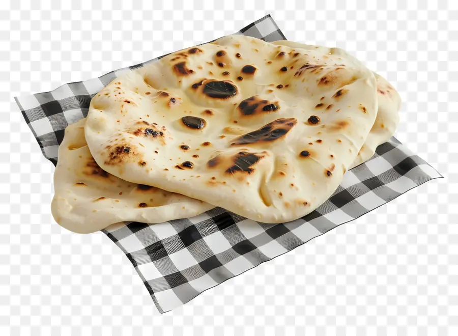 Pão Naan，Pão Achatado PNG