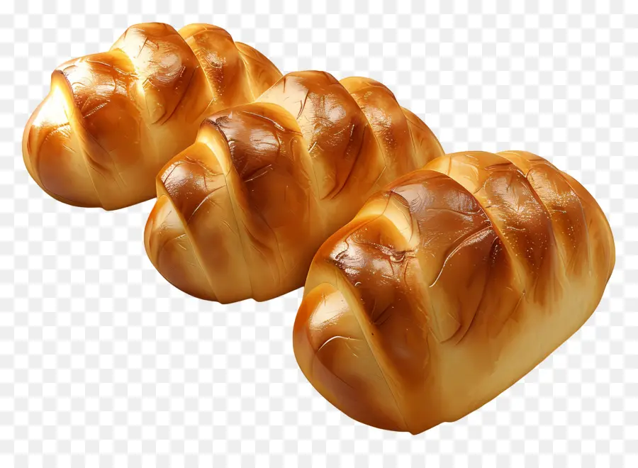 Pão Brioche，Croissants PNG