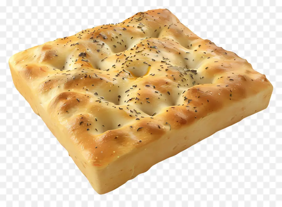 Pão Focaccia，Cozido PNG