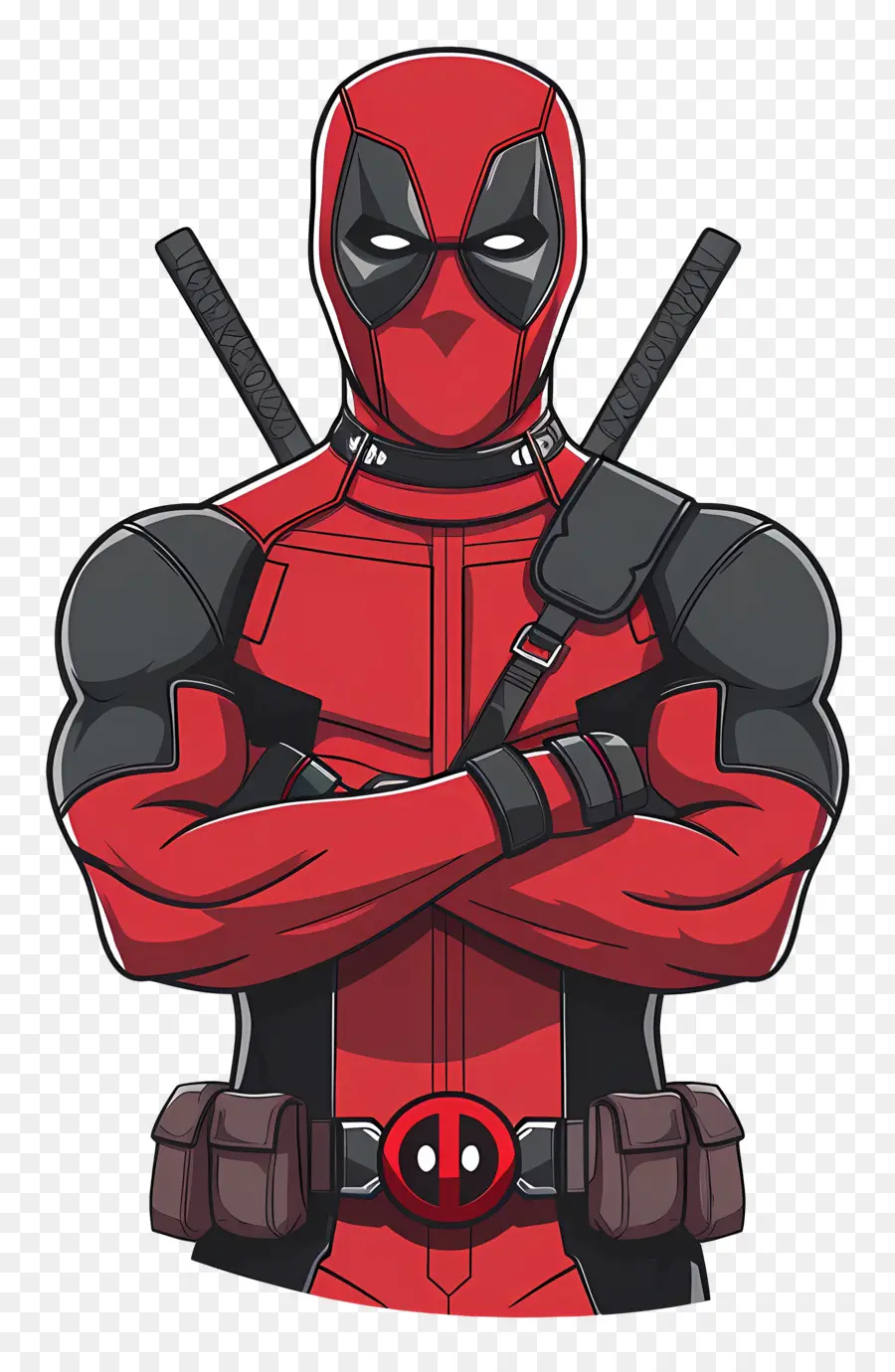 Deadpool Animado，Super Herói Vermelho PNG