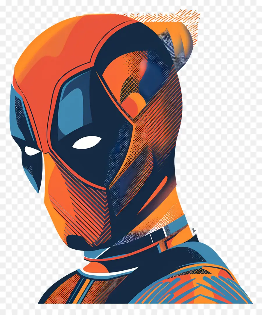 Cara De Deadpool De Desenho Animado，Super Herói PNG