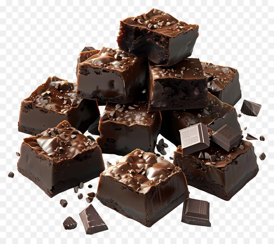 Brownie De Chocolate，Chocolate PNG