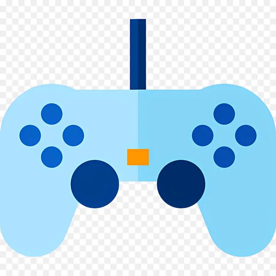 Controlador De Jogo，Controlador De Jogo Azul PNG