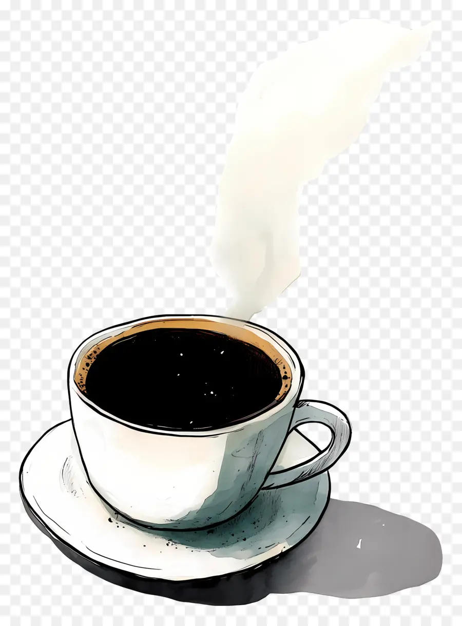 Café Preto，Xícara De Café PNG