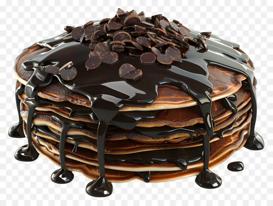 Panqueca De Chocolate，Panquecas De Chocolate PNG