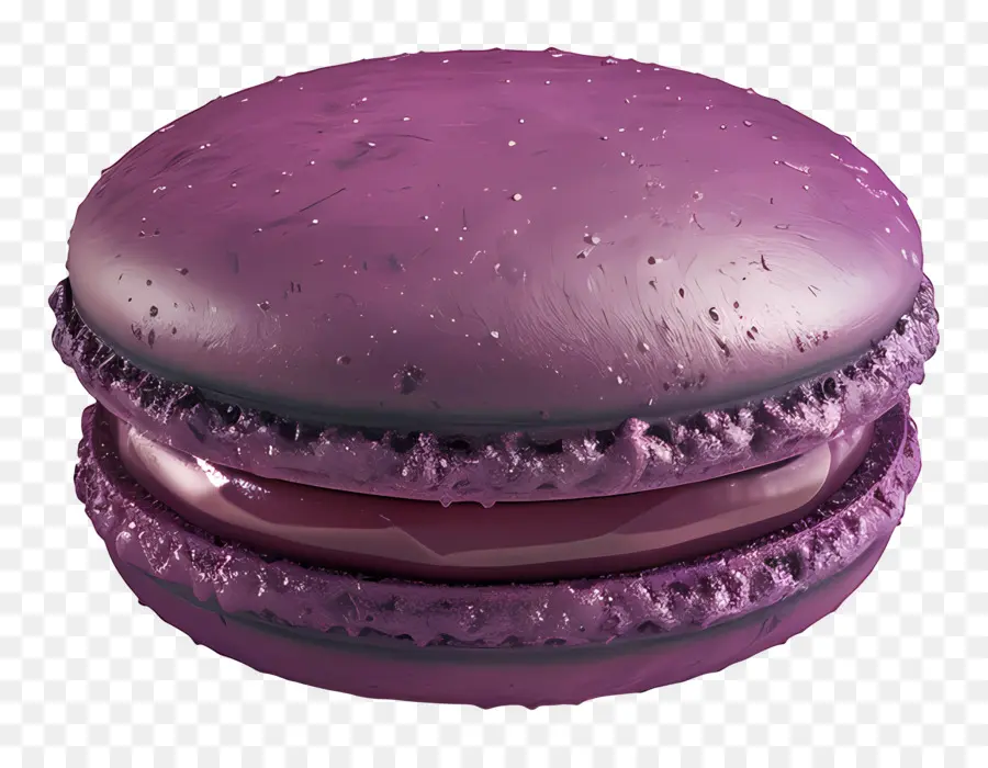 Macaron De Groselha，Macaron Roxo PNG