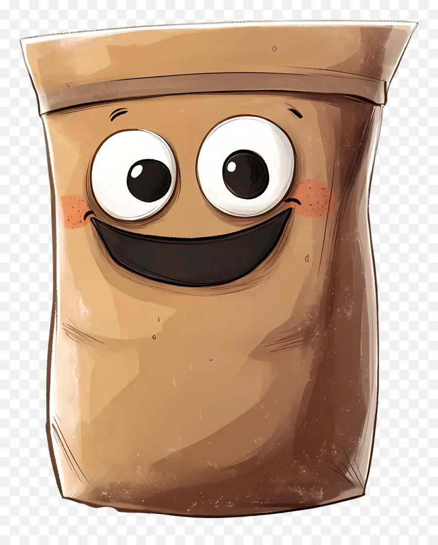 Saco De Café，Bolsa De Desenho Animado PNG