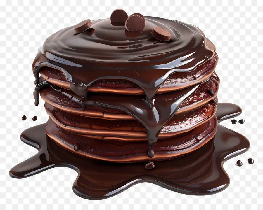 Panqueca De Chocolate，Panquecas De Chocolate PNG