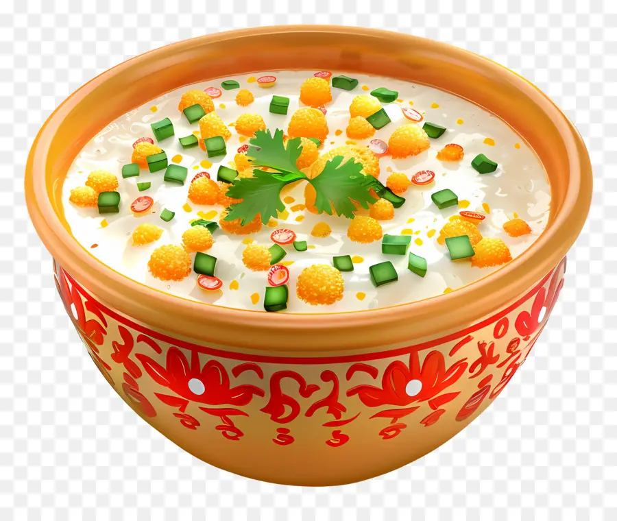 Boondi Raita Raita，Tigela De Comida PNG