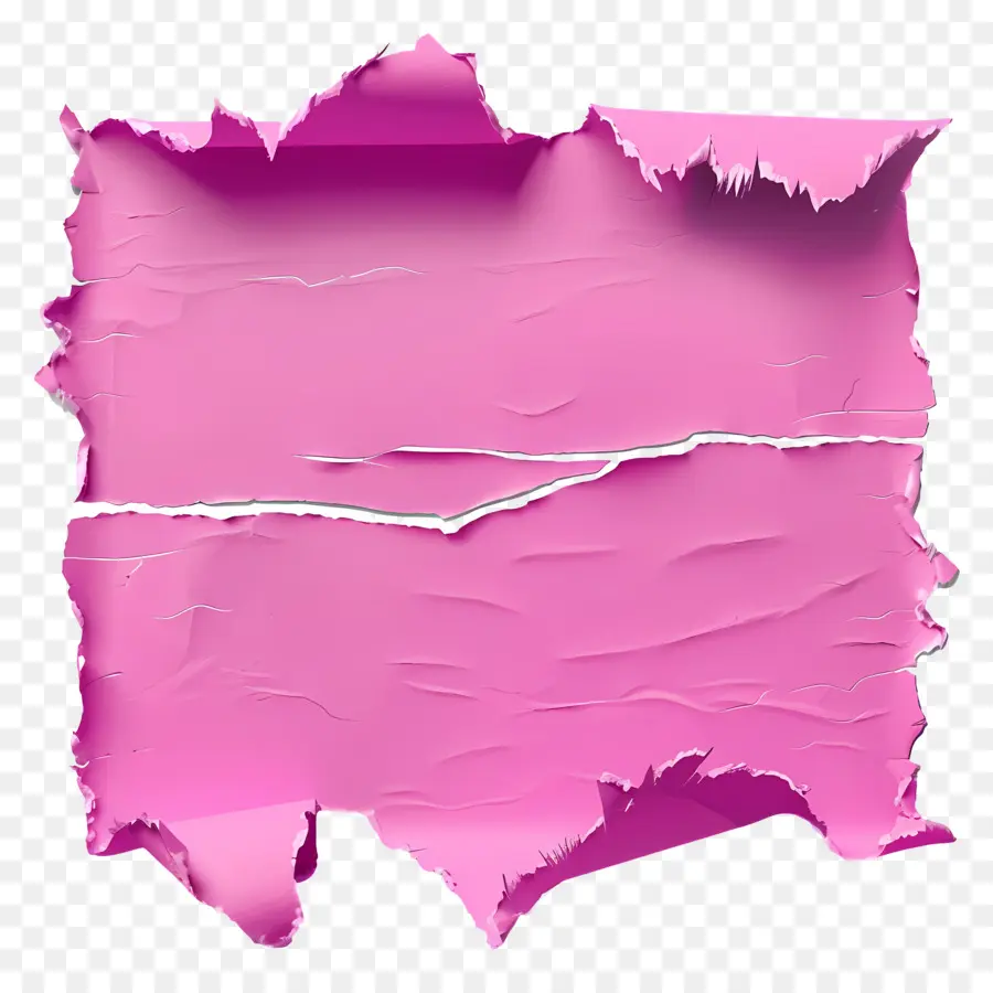 Papel Rasgado Rosa，Papel Rasgado PNG