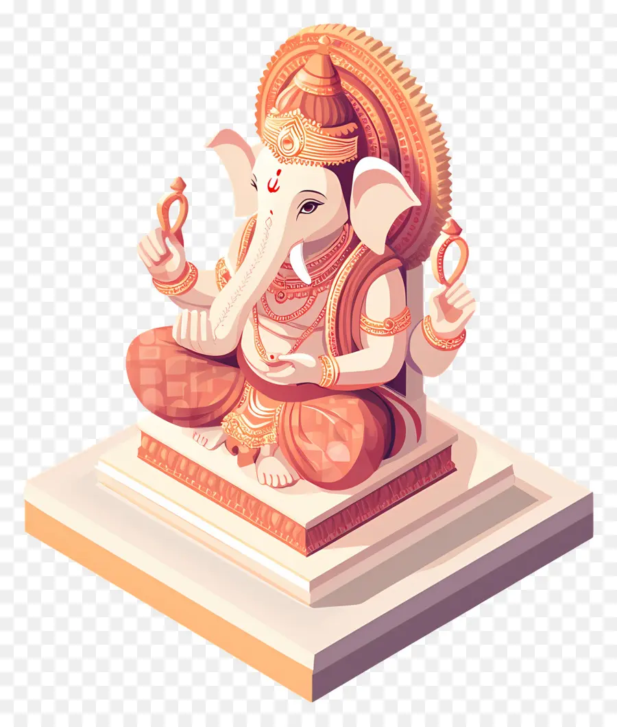 Ganesha，Estátua De Ganesha PNG