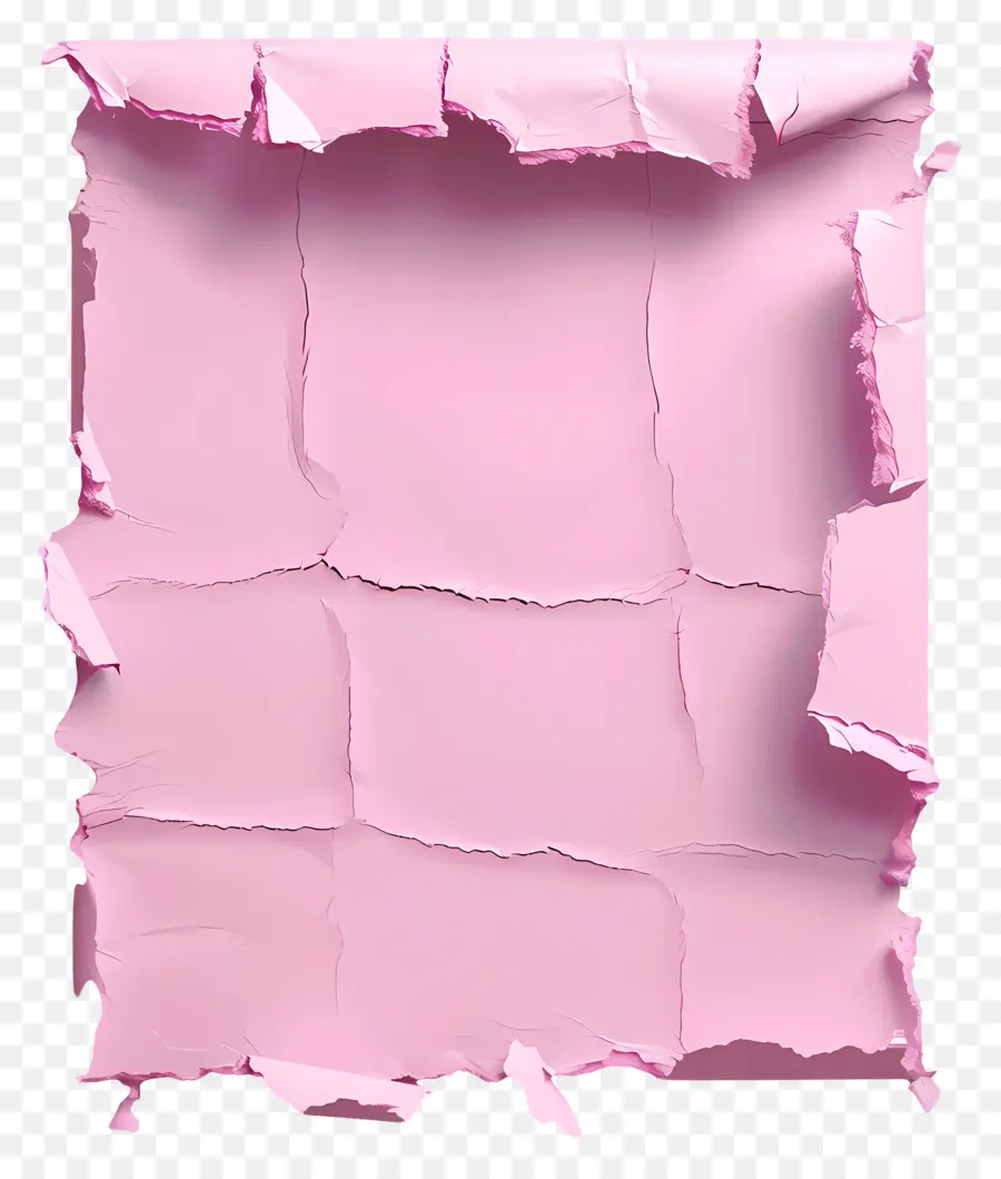 Papel Rasgado Rosa，Papel Rasgado PNG