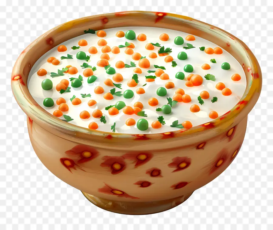 Boondi Raita Raita，Salada De Legumes PNG