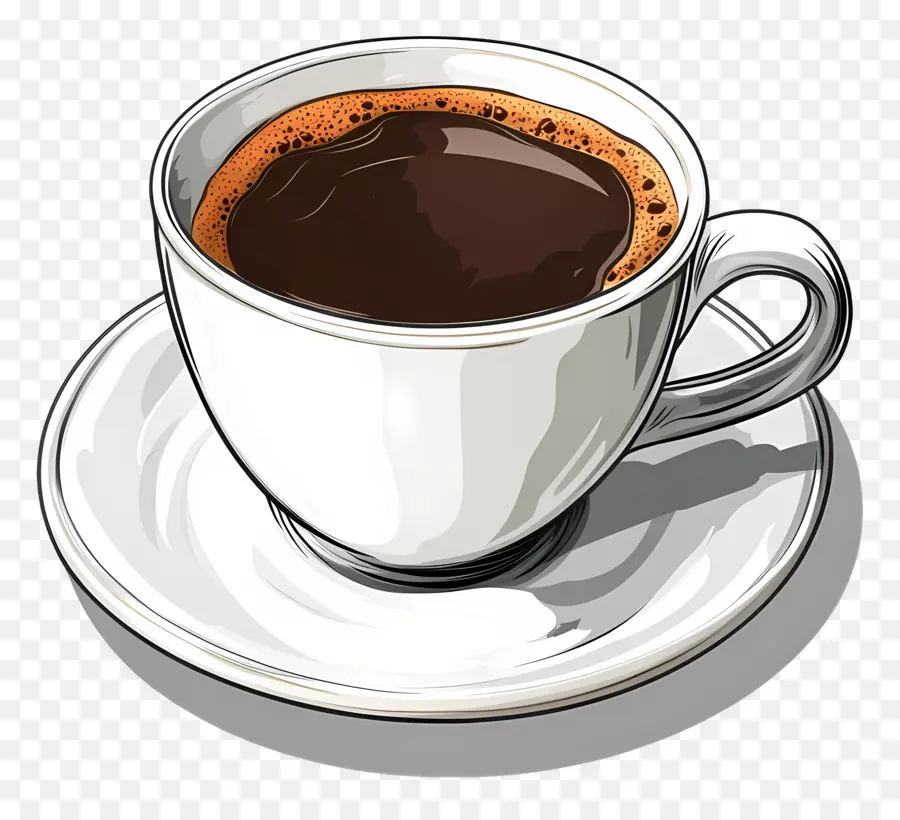 Café Preto，Xícara De Café PNG