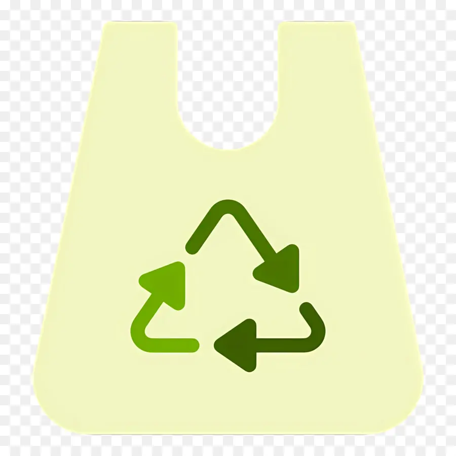 Saco De Reciclagem，Verde PNG