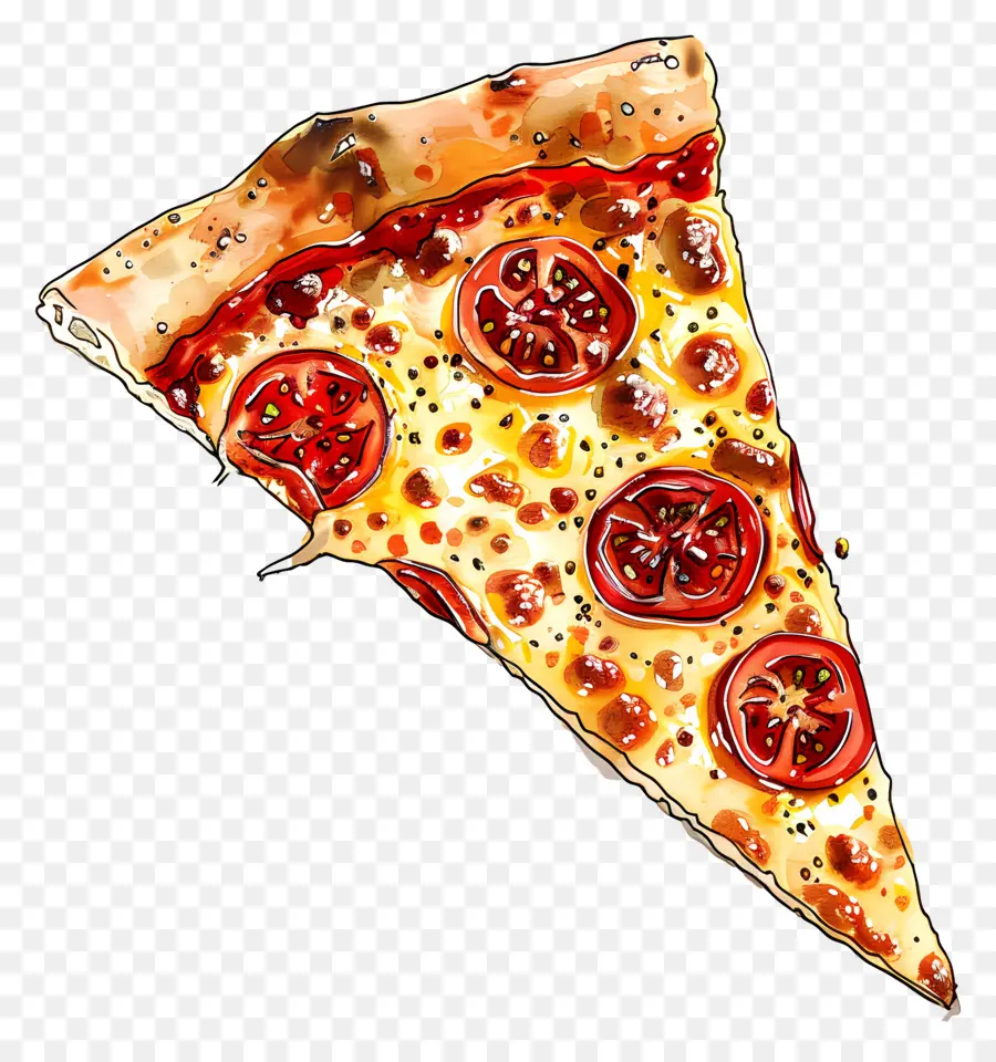 Fatia De Pizza，Queijo PNG