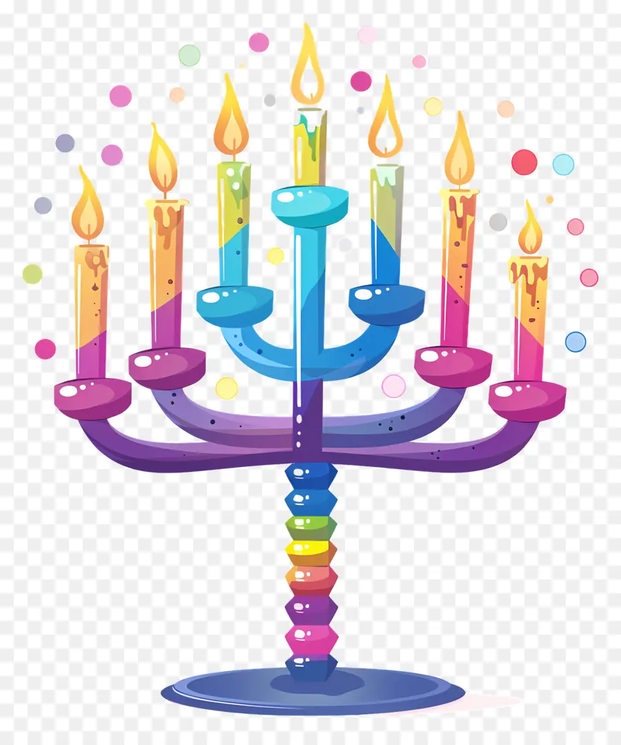 Menorá De Hanukkah，Menorá PNG