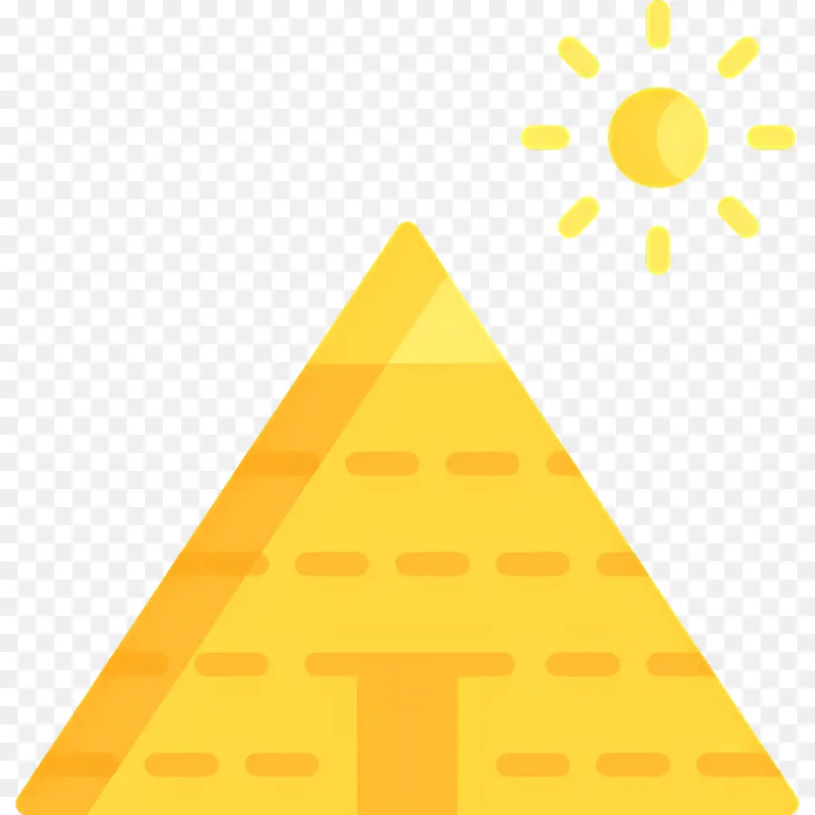 Pirâmide，Sol PNG