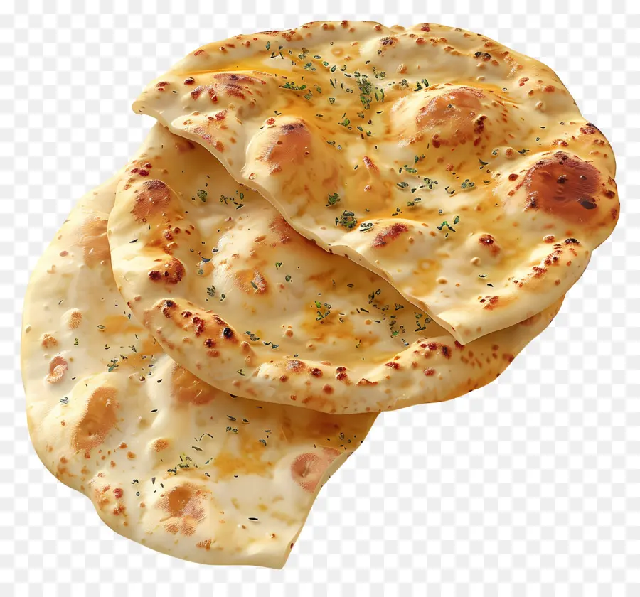 Pão Naan，Pão Achatado PNG