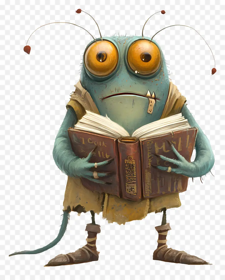 Verme De Livro，Leitura Alienígena PNG