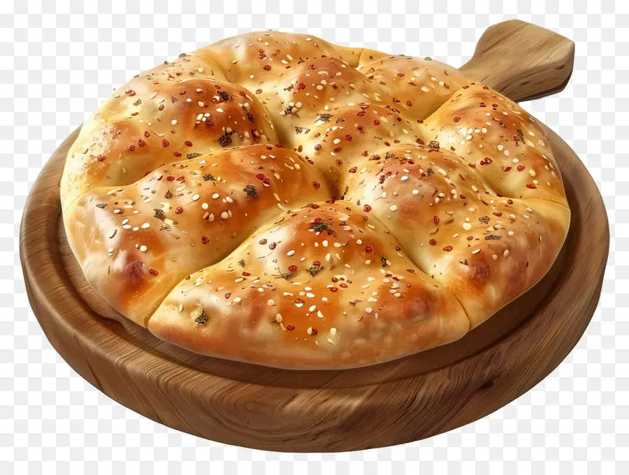 Pão Focaccia，Pão PNG