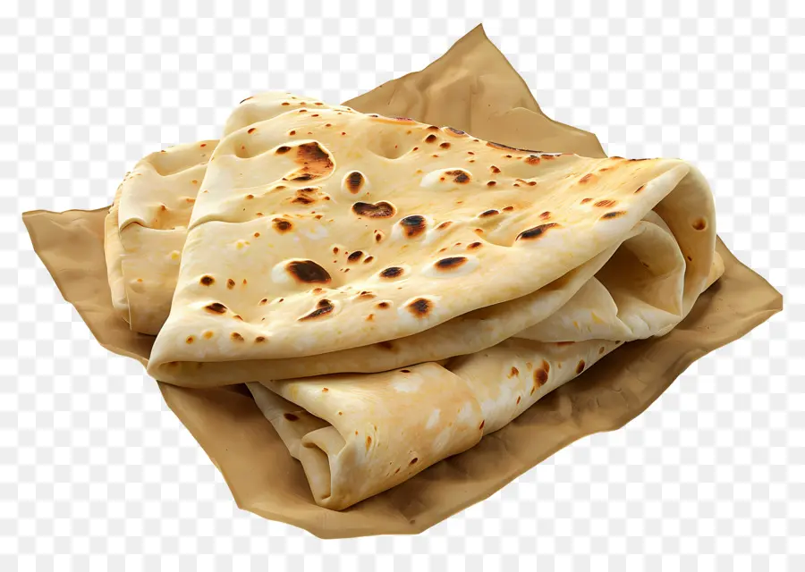 Pão Lavash，Pão Achatado PNG