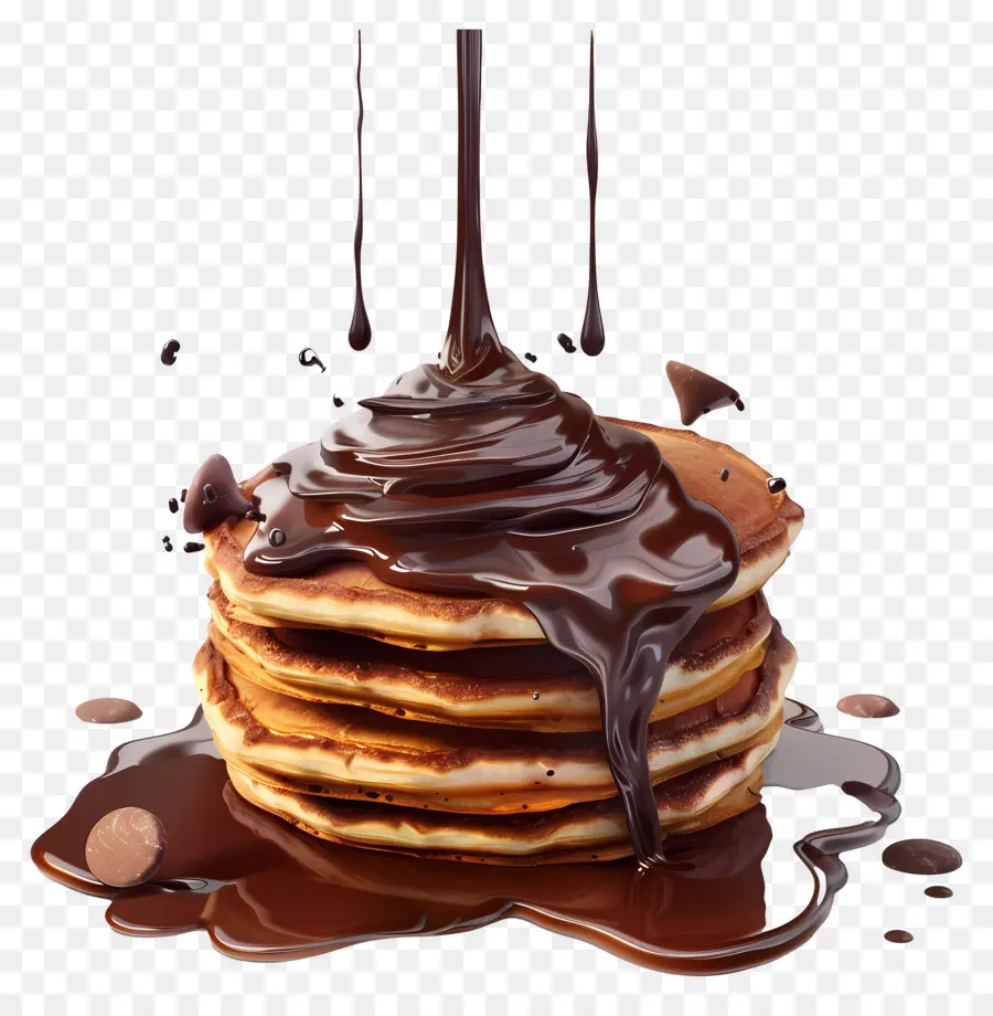 Panqueca De Chocolate，Panquecas De Chocolate PNG