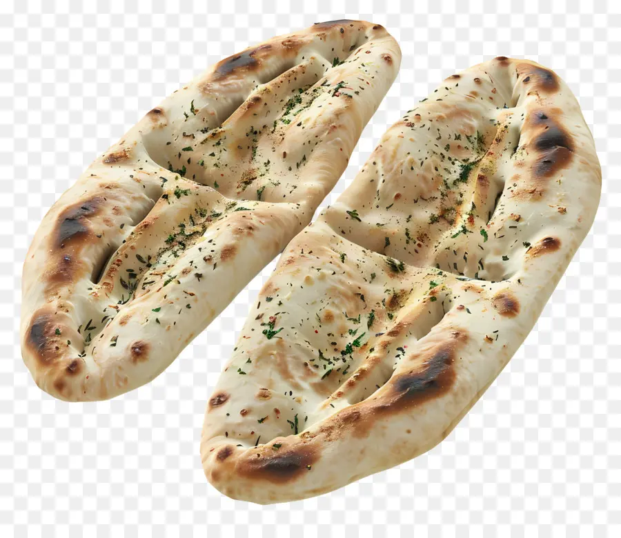 Pão Naan，Pão Achatado PNG