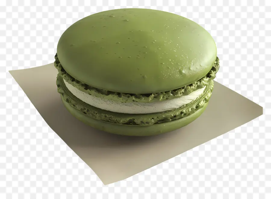 Macaron Matchá，Macaron PNG