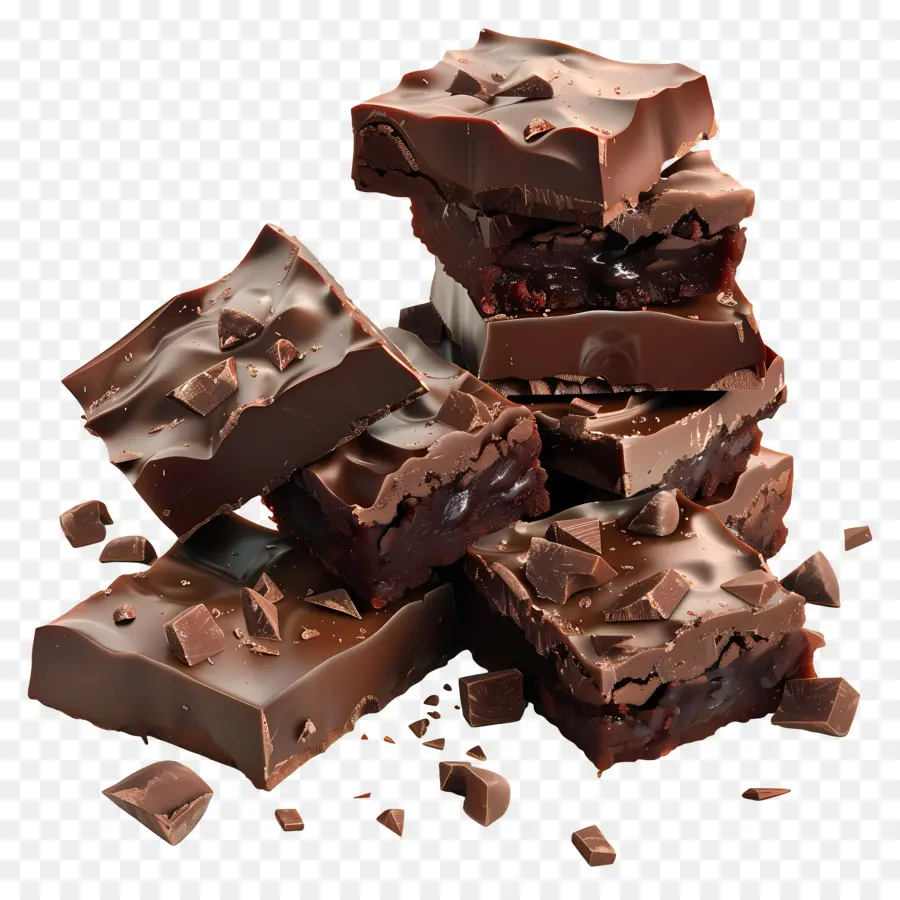 Brownie De Chocolate，Chocolate PNG