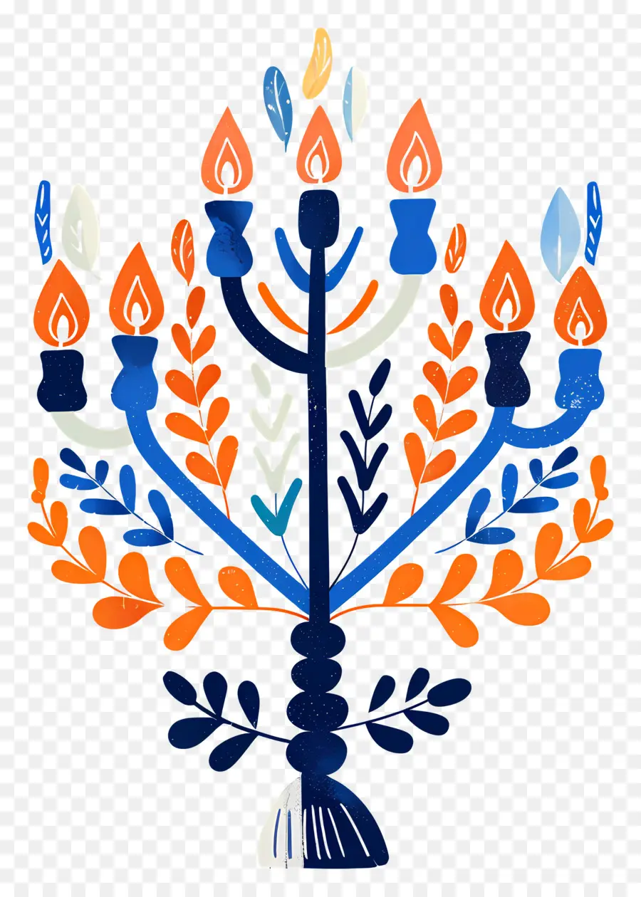 Menorá De Hanukkah，Menorá PNG