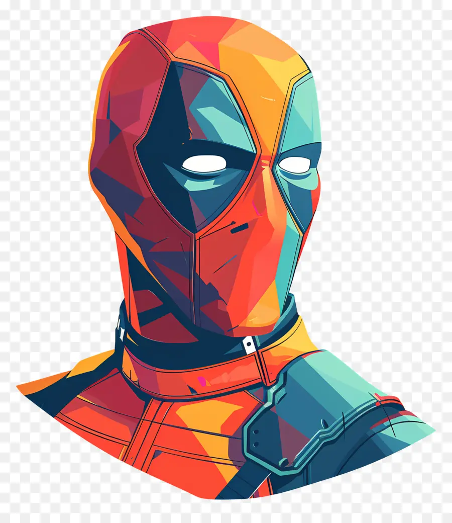 Cara De Deadpool De Desenho Animado，Super Herói PNG