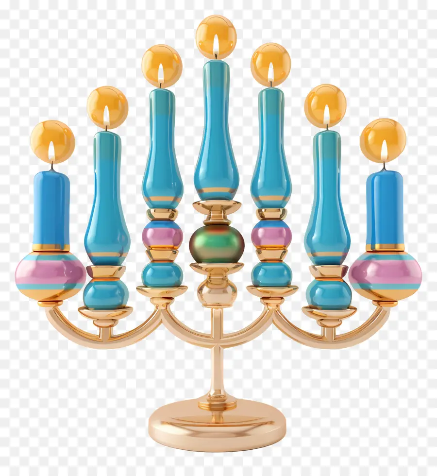 Menorá De Hanukkah，Menorá PNG