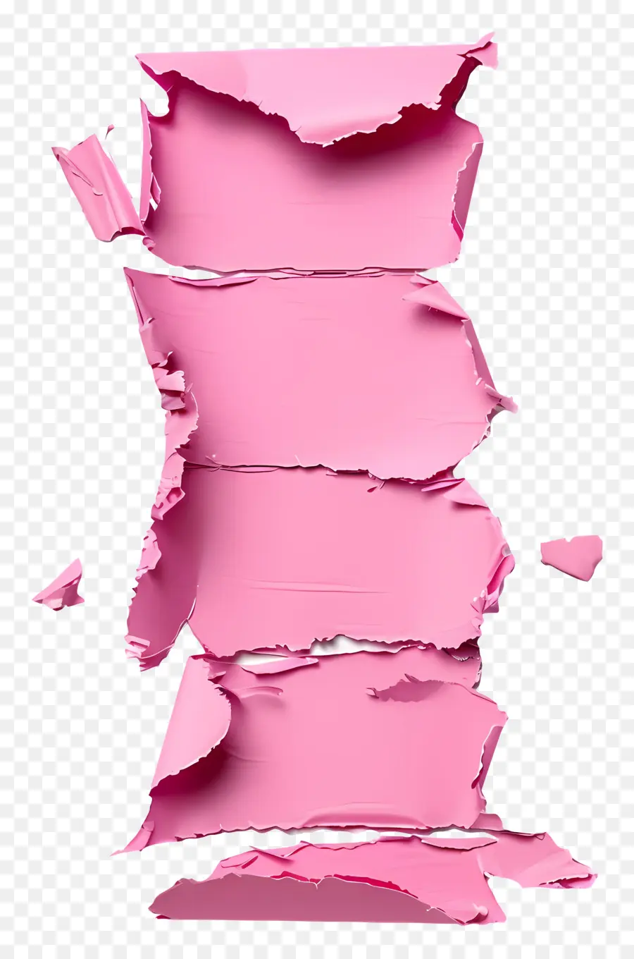 Papel Rasgado Rosa，Papel Rosa PNG