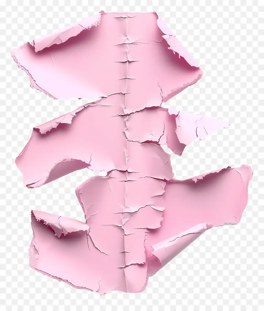 Papel Rasgado Rosa，Papel Rasgado PNG