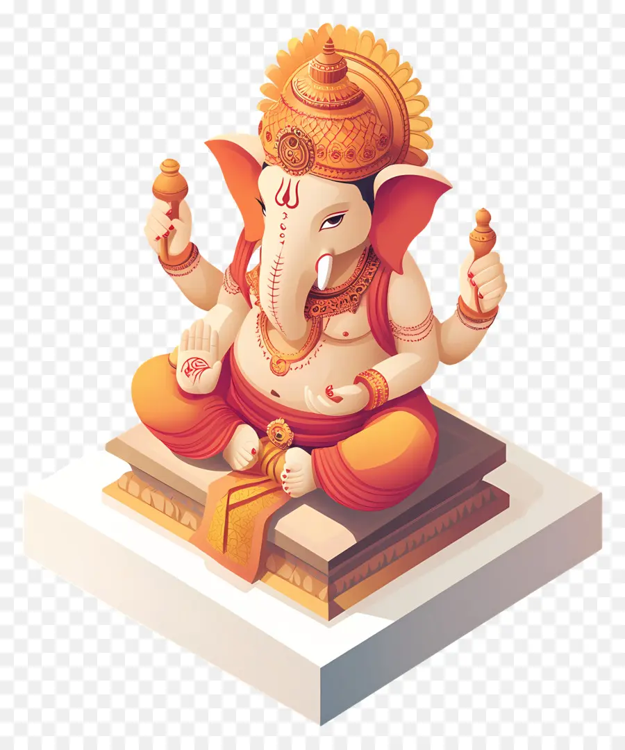 Ganesha，Estátua De Ganesha PNG