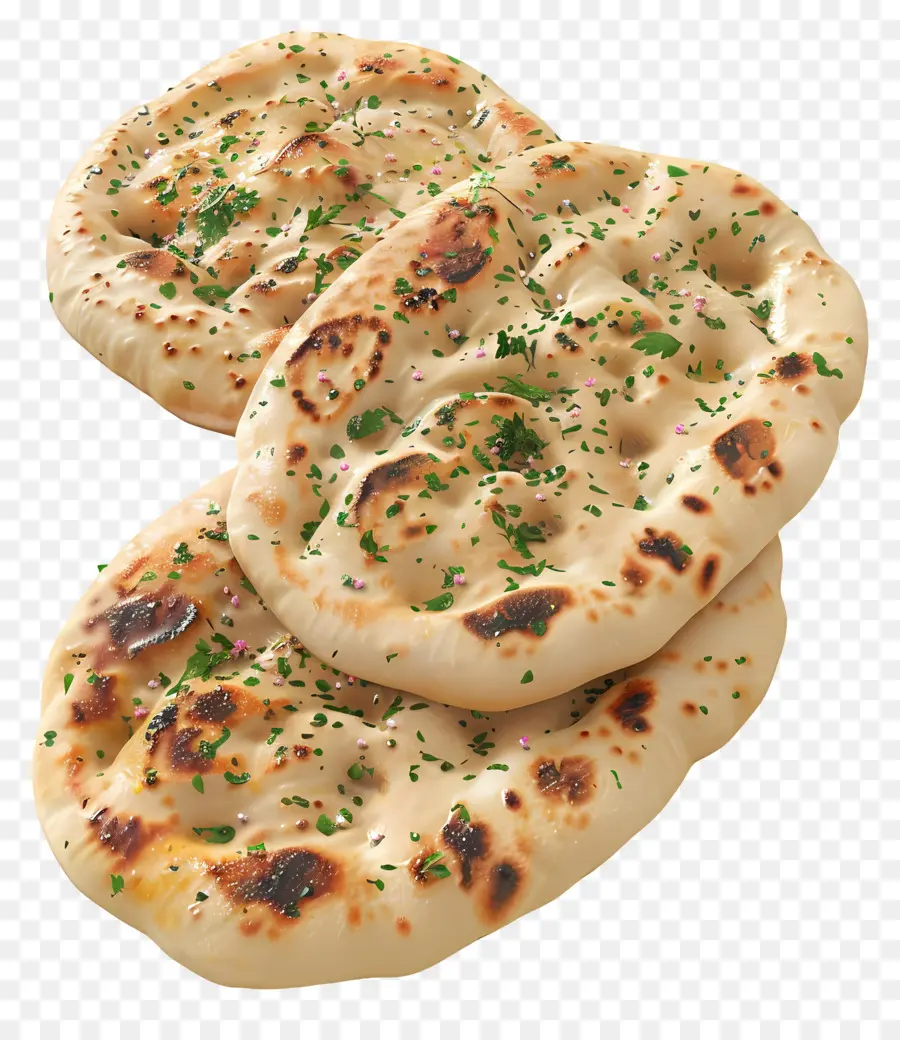 Pão Naan，Pão Achatado PNG