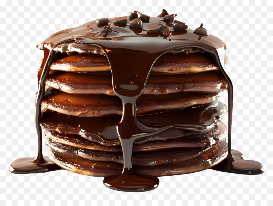 Panqueca De Chocolate，Panquecas PNG