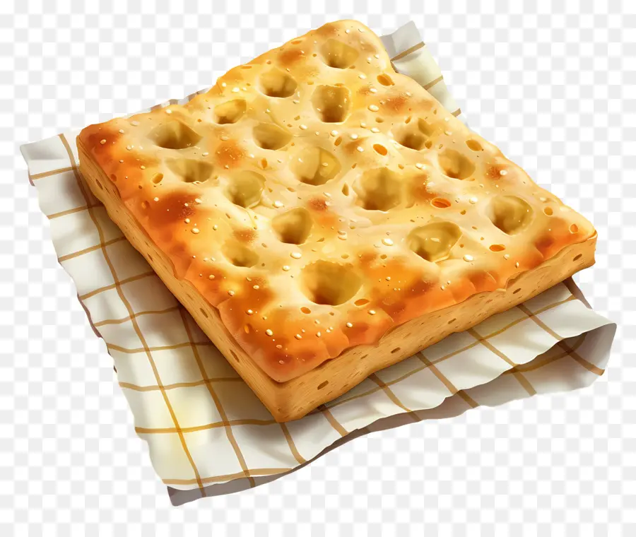 Pão Focaccia，Cozido PNG