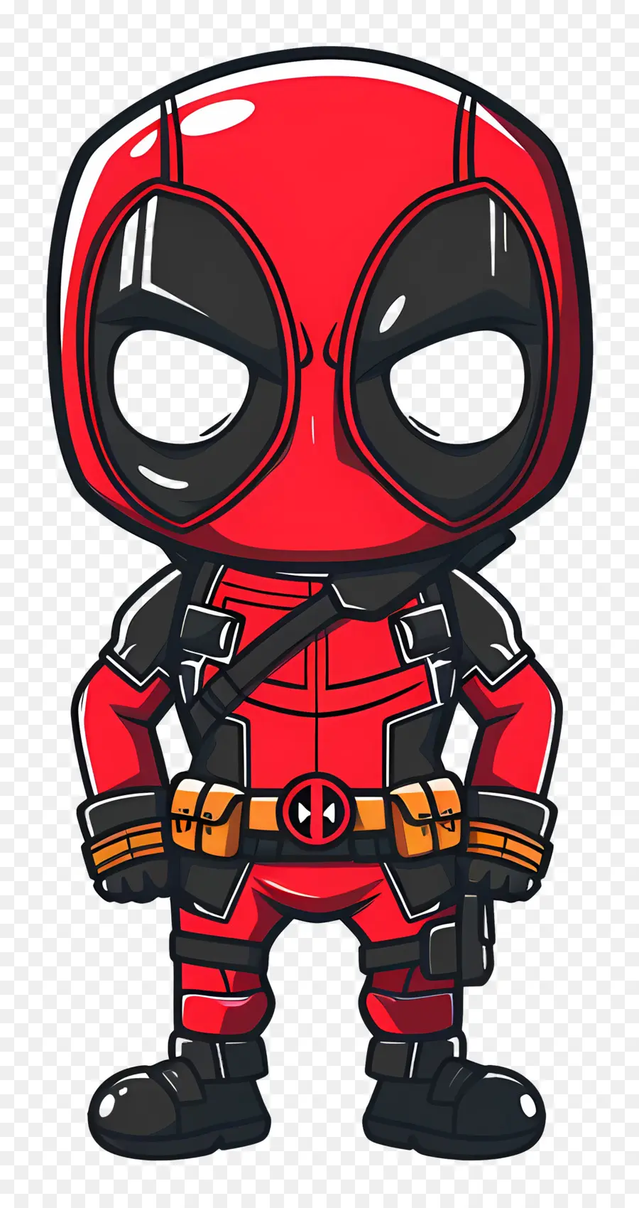 Deadpool Animado，Super Herói Vermelho PNG