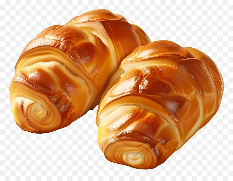 Pão Brioche，Croissants PNG