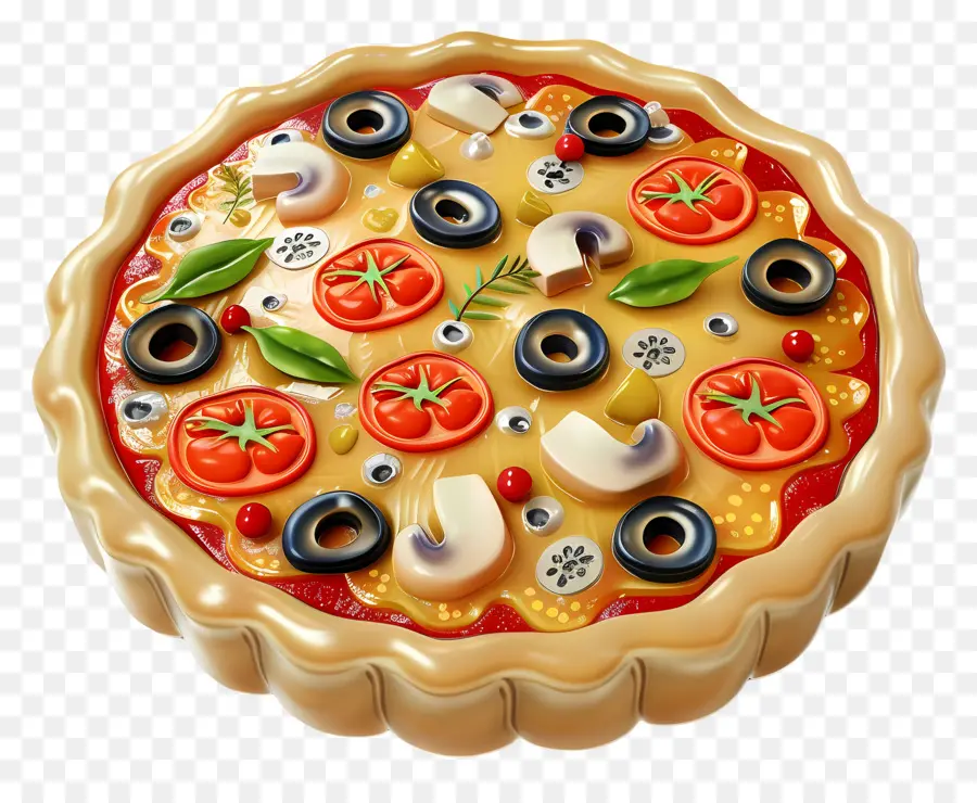 Pizza Grega，Pizza PNG