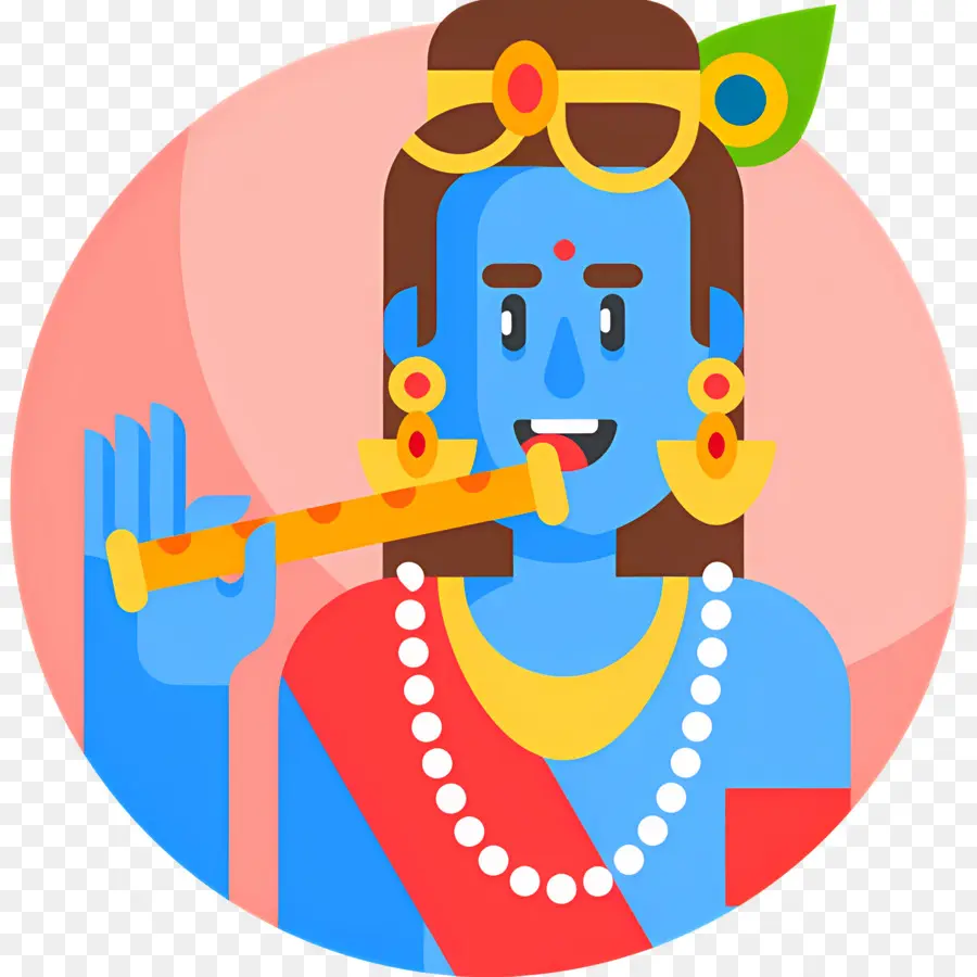 Krishna，Personagem Azul PNG