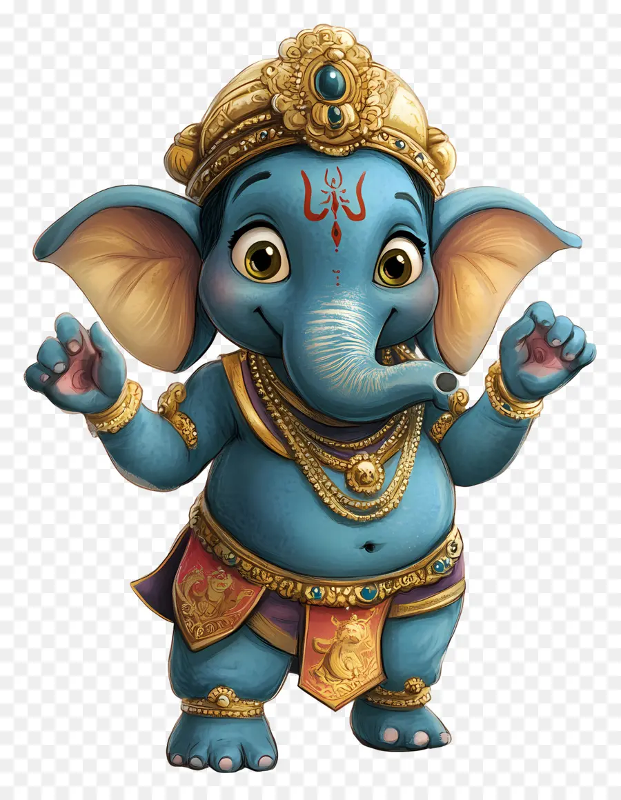 Ganesha，Ganesha Fofo PNG