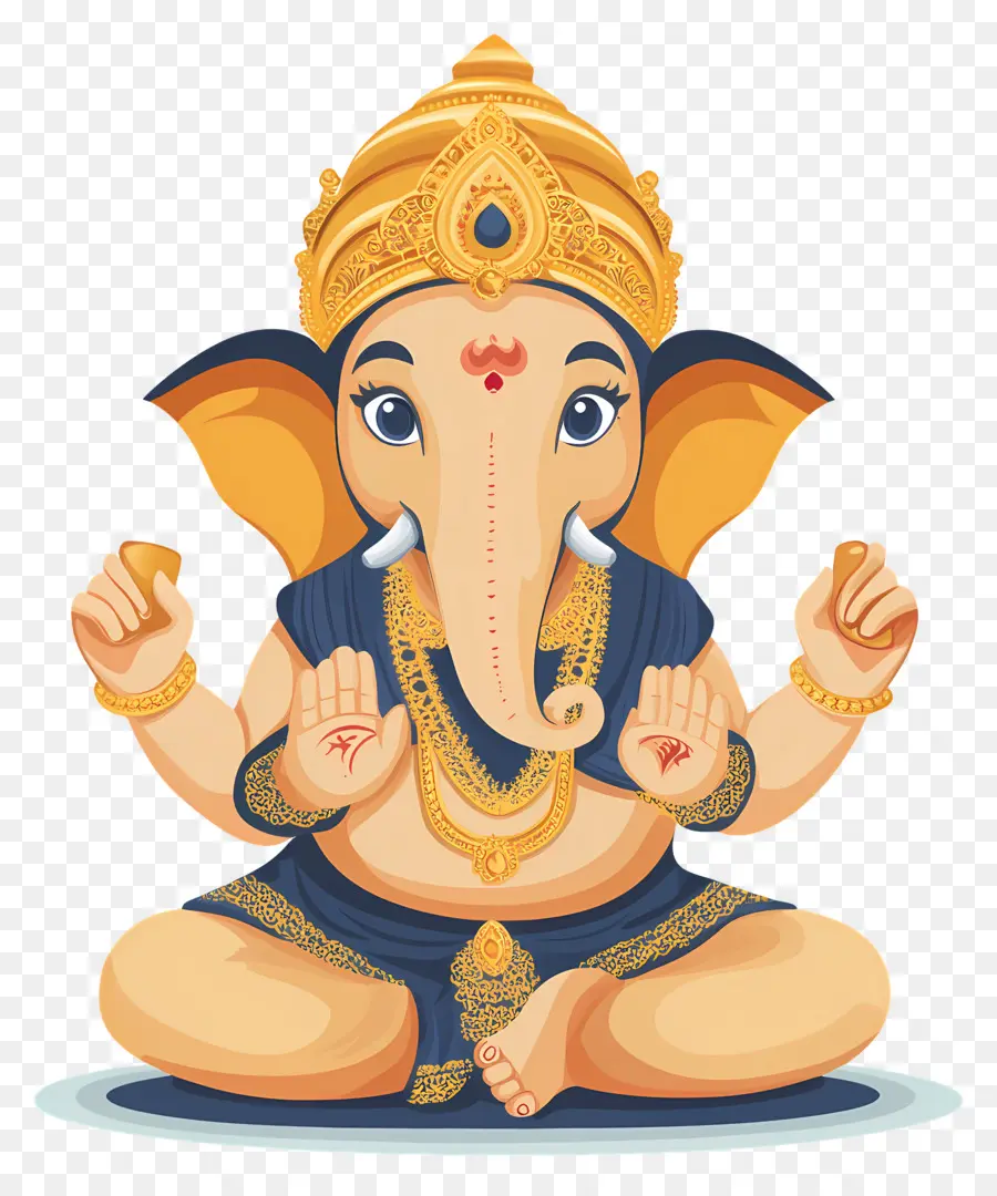 Ganpati，Divindade Elefante PNG